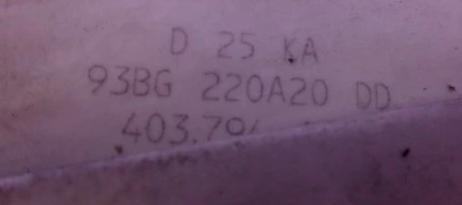 FORD GALAXY I Lanko zámok zad pravy 93BG220A20DD