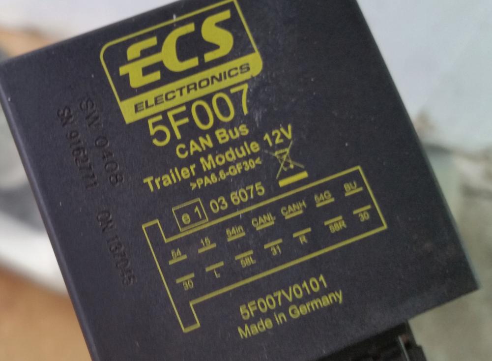 Modul ťažného oka ECS: 5F007: VW TOURAN
