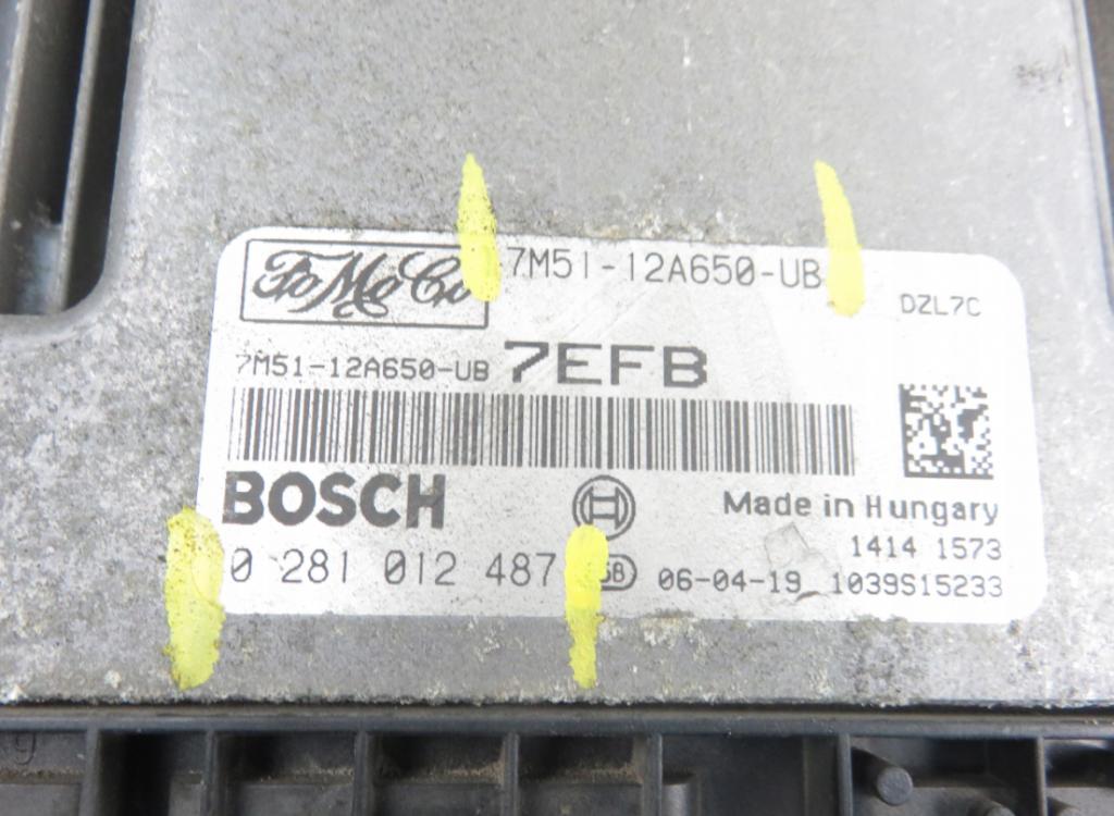Riadiaca jednotka FORD FOCUS MK2 1.6 TDCi 0281012487