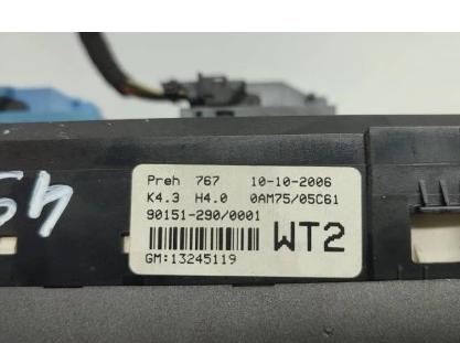 Panel kúrenia OPEL ZAFIRA B 2007 13245119