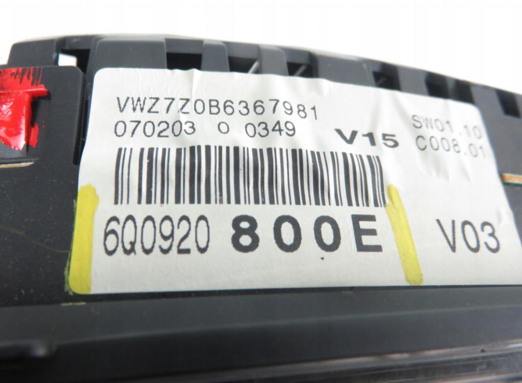 Prístrojovka VW POLO IV (9N_) 1.9 SDI - ASY
