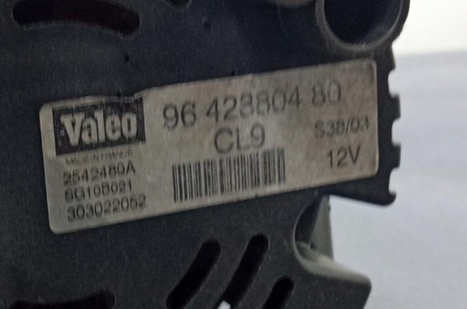 JUMPER BOXER I 2.2 HDI Alternátor 9642880480