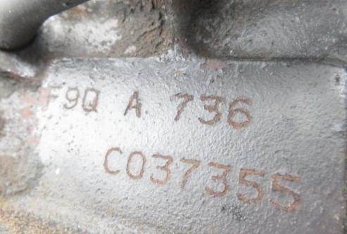 motor RENAULT MEGANE SCENIC 1.9 DTI F9Q736  98HP/72kW  Motor DIESEL KOMPLET