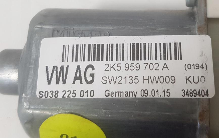 Motorček okna pravy predný VW GOLF VI 5K0959792A