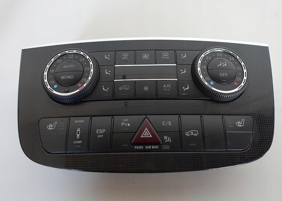 Mercedes   panel klimatizácia Riadiaca jednotka 2518207689
