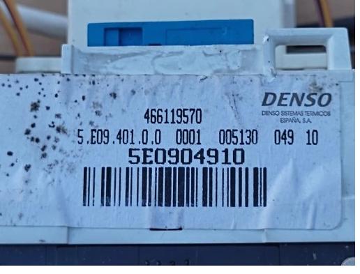 Panel ovládania kúrenia OPEL CORSA D 466119570 5E0904910