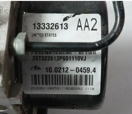 OPEL ASTRA J Pumpa Riadiaca jednotka ABS 13332613 10.0961-4507.3