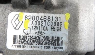 Alternátor RENAULT CLIO II 1.5 dCi 8200468131