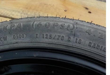 AUDI A3 8L GOLF IV BORA Rezerva R18 5x100   125/70/18 1J0601027M