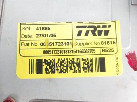 servočerpadlo elektrické FIAT STILO 51723101