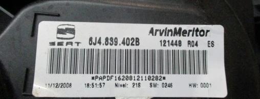 Mechanizmus okna  pravy zad IBIZA 4