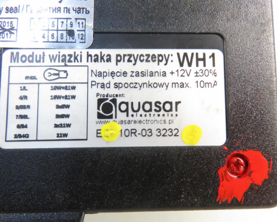 Riadiaca jednotka ťažného oka MERCEDES-BENZ A W169