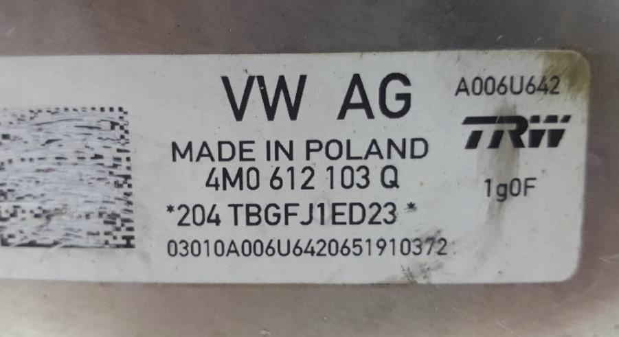 Posilovač Pumpa brzdová AUDI Q8 4M0612103Q