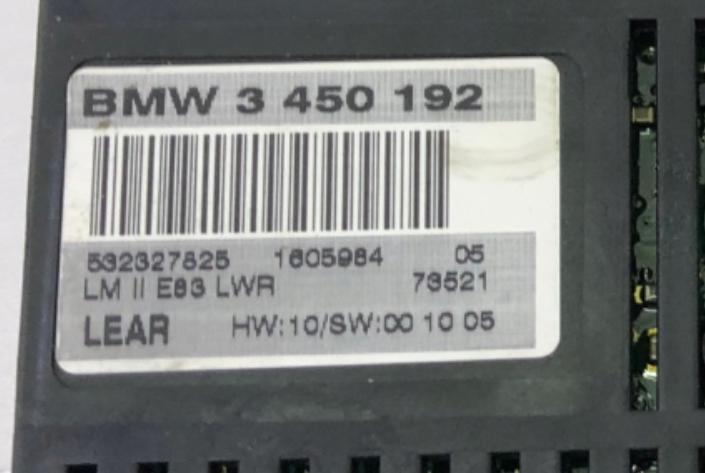 BMW E83 LCI Modul svetiel 3450192