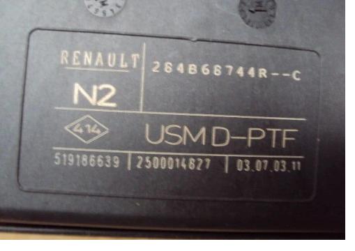 modul skříňka USM RENAULT LAGUNA III 284B68744R