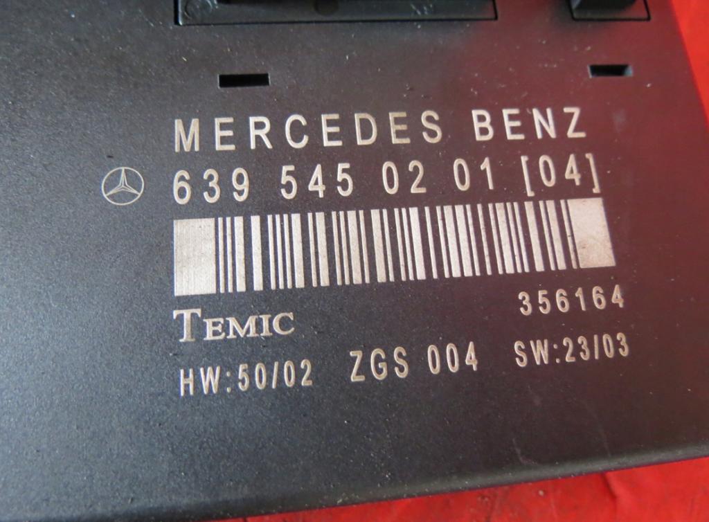 MERCEDES W639 VITO VIANO řídící jednotka modul SAM