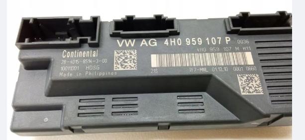Modul Riadiaca jednotka dverí AUDI A8 D4