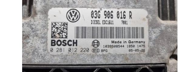řídící jednotka motoru Volkswagen Golf Plus: 2005 03G906016R