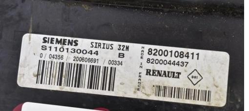 Riadiaca jednotka 8200108411 RENAULT THALIA I 1.4 8V 01R