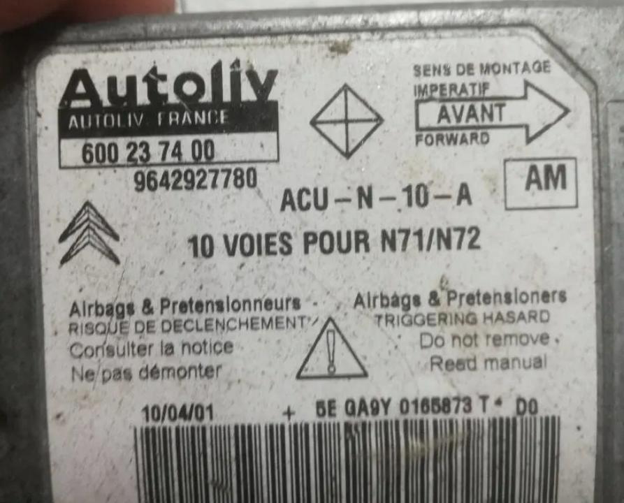 Citroen Xsara senzor airbag