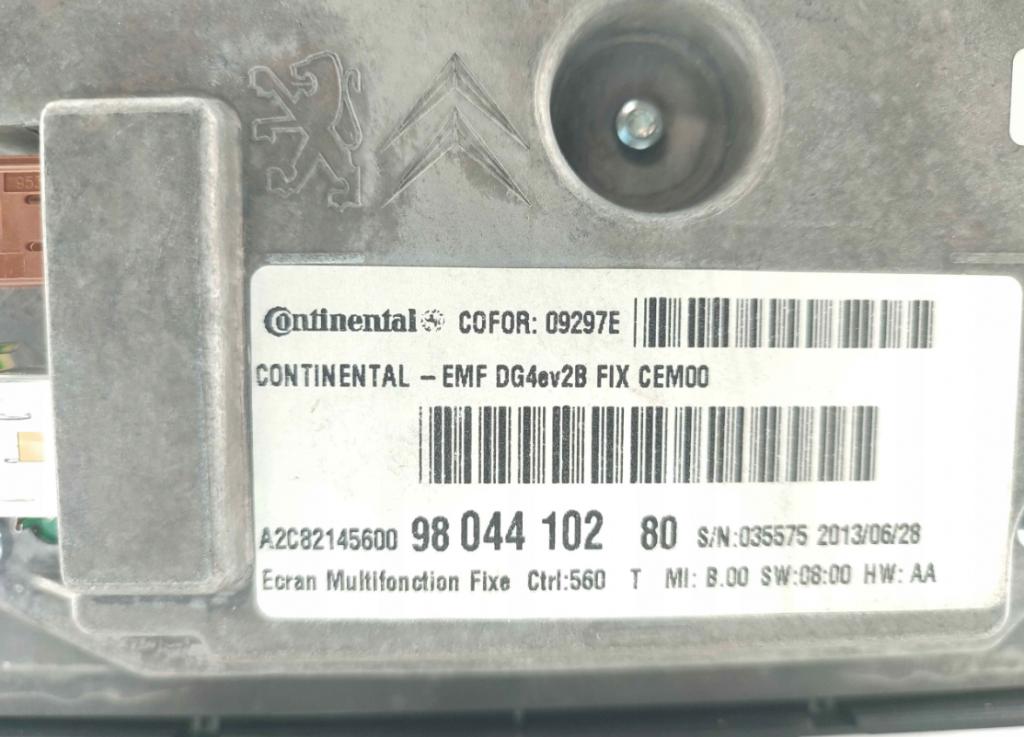 Dislpej EKRAN CITROEN C4 II B7 9804410280