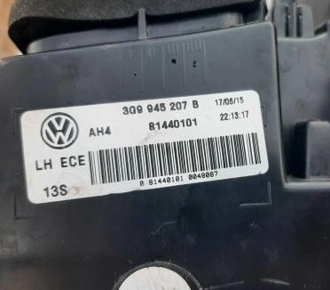 VW PASSAT B8 Kombi Svetlo ľavé strana zadne 3G9945207B