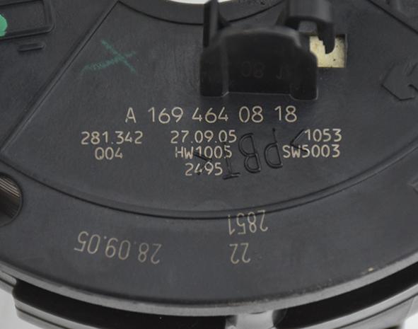 Krúžok, slimák airbag navijaky MERCEDES A W169  B W245 A1694640818 A1695405945