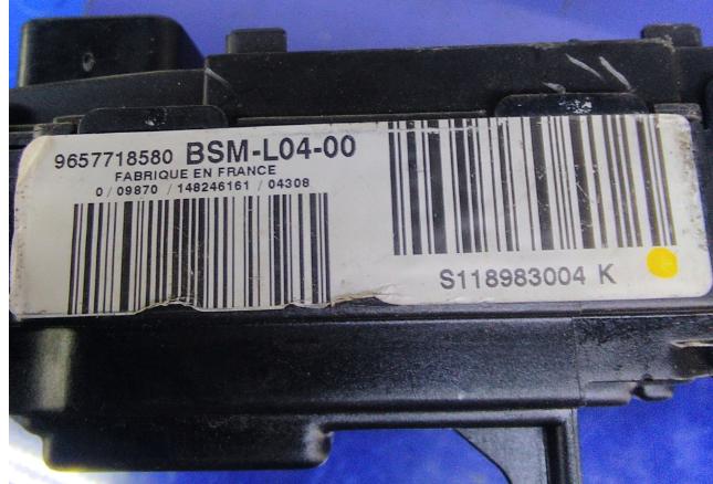 CITROEN C4 1.4 16V Skrinka Modul BSM 9657718580