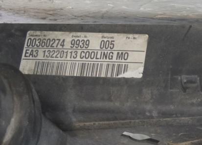 ventilátor chladiče OPEL INSIGNIA A 1.8B 13220113