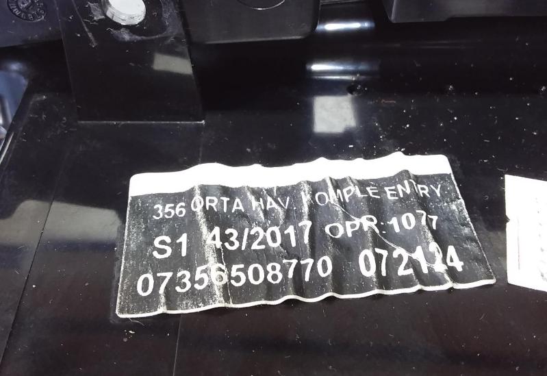 FIAT TIPO II kratký kúrenia vzduchu stredové