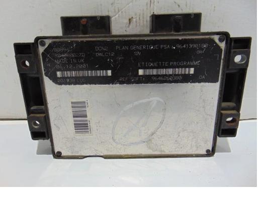 riadiaca jednotka Motor PEUGEOT PARTNER 1.9D 9646260380