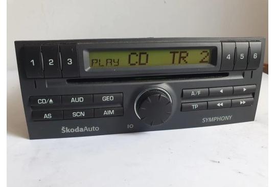 RADIO SYMPHONY: CD SKODA FABIA 1 + KOD