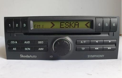 RADIO SYMPHONY: CD SKODA FABIA 1 + KOD