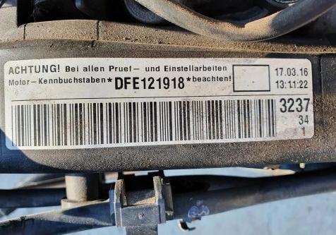 Škoda VW Seat 2.0 TDI motor  kompletny  DFE