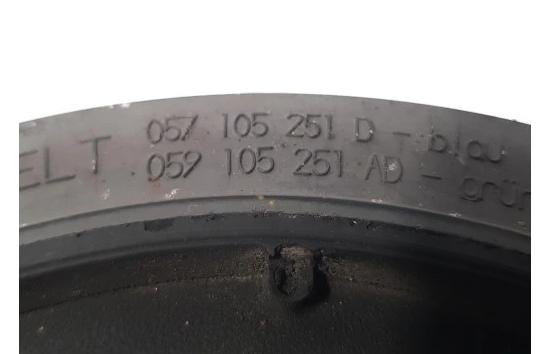 Audi A8 D3 3.0 TDI AUDI Q7 4L 3.0 TDI   remenica  pás hriadele 057105251D