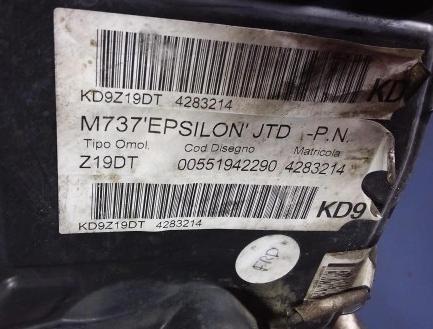 OPEL VECTRA C 1.9 CDTI 120 HP Motor DIESEL Z19DT