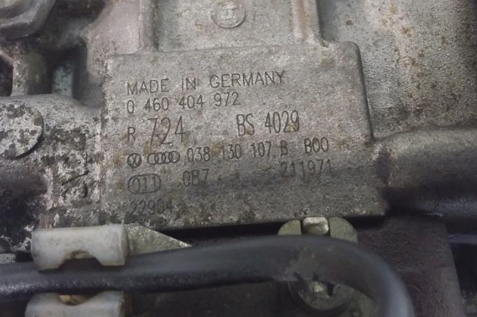 VW AUDI SKODA SEAT 1.9 SDI 68 Pumpa vstrekovacia 038130107B 0460404972