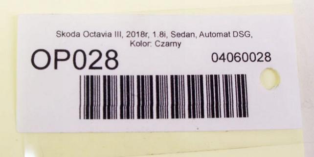 Škoda Octavia III - dvere v pravo: Predné