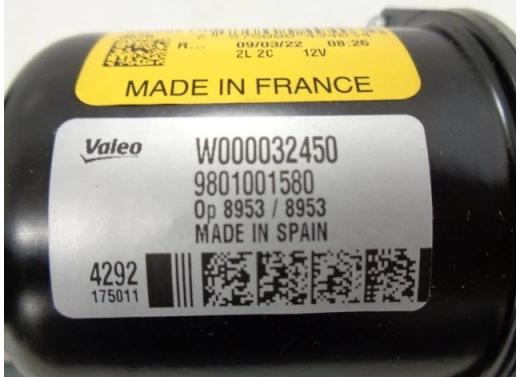 CITROEN C4 CACTUS Mechanizmus stieračov 9801001580