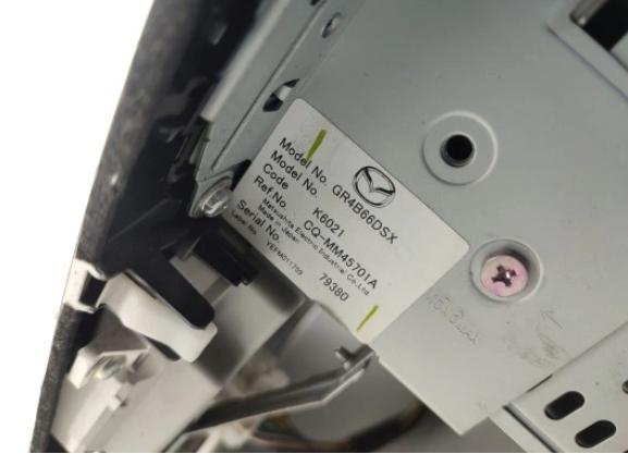RADIO CD Panel KLIMATIZÁCIA: kúrenia MAZDA 6 I GG/GY: GR4B66DSX