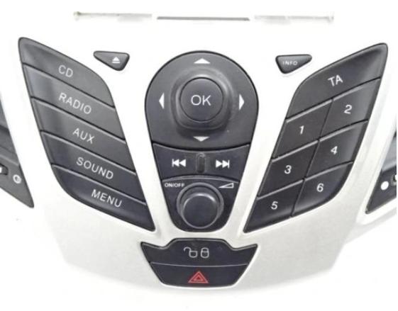 Panel: rádio: ovládanie: Ford Fiesta MK7