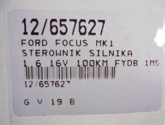 FOCUS MK1 riadiaca jednotka  1,6 16V