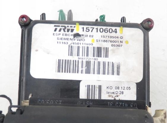 Pumpa ABS PEUGEOT 407 15710604 S118676001N
