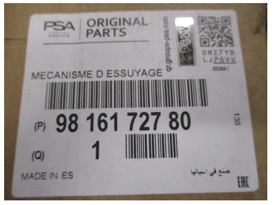 PEUGEOT 508 LIFT Mechanizmus stieračov pravy ľavy 9816172680 9816172780