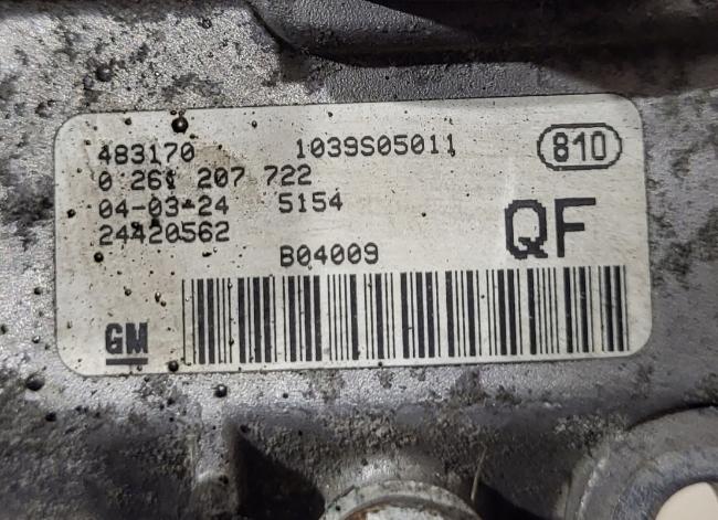 Riadiaca jednotka OPEL ASTRA III riadiaca jednotka Opel  0261207722 QF