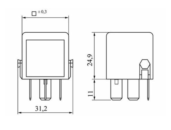 Mercedes Relé Bosch 0 986 332 041 ( 12796772 )