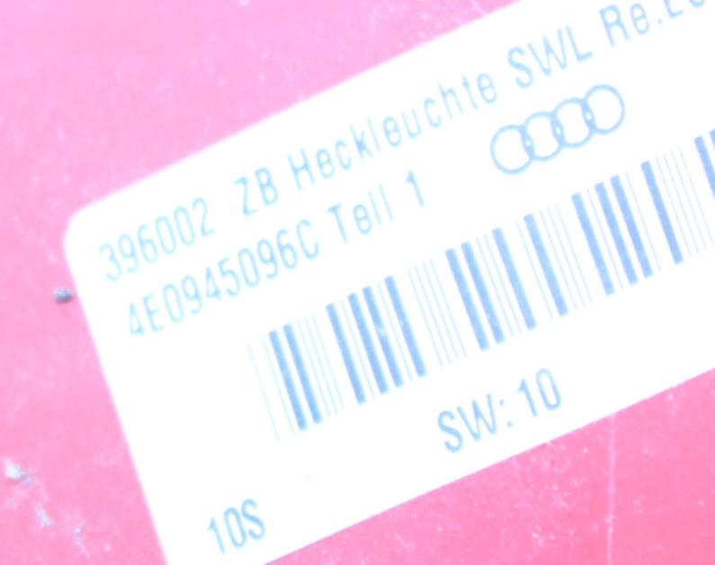 Audi A8 D3 2002-2009 svetlo zadné pravé 4E0945096C