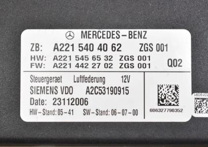 MERCEDES modul komfortu A2215404062