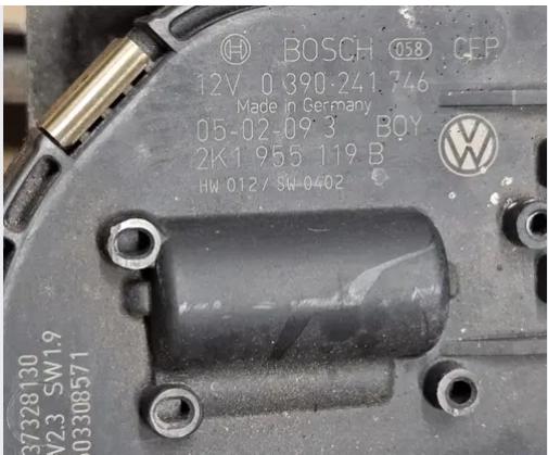 VW Touran I Mechanizmus stieračov 2K1955119B 2K1955023E