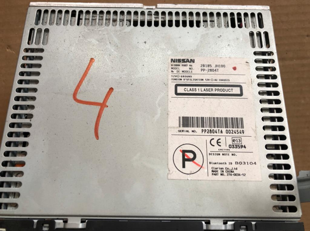 Nissan X-Trail T31 RADIO CD Bluetooth 28185JH100